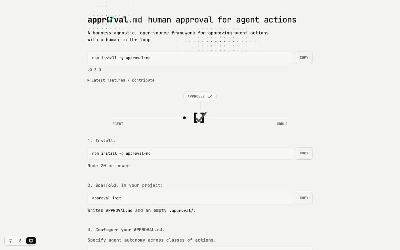 Screenshot of Approval.md